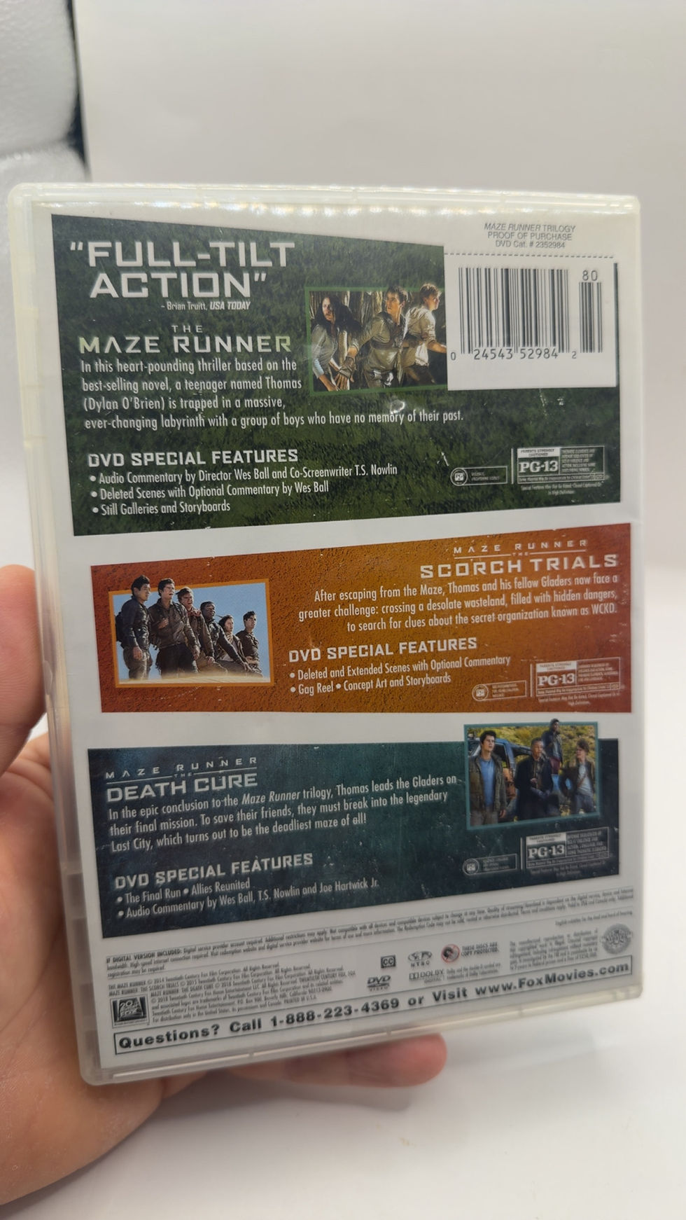 Thumbnail: Maze Runner Trilogy (DVD)