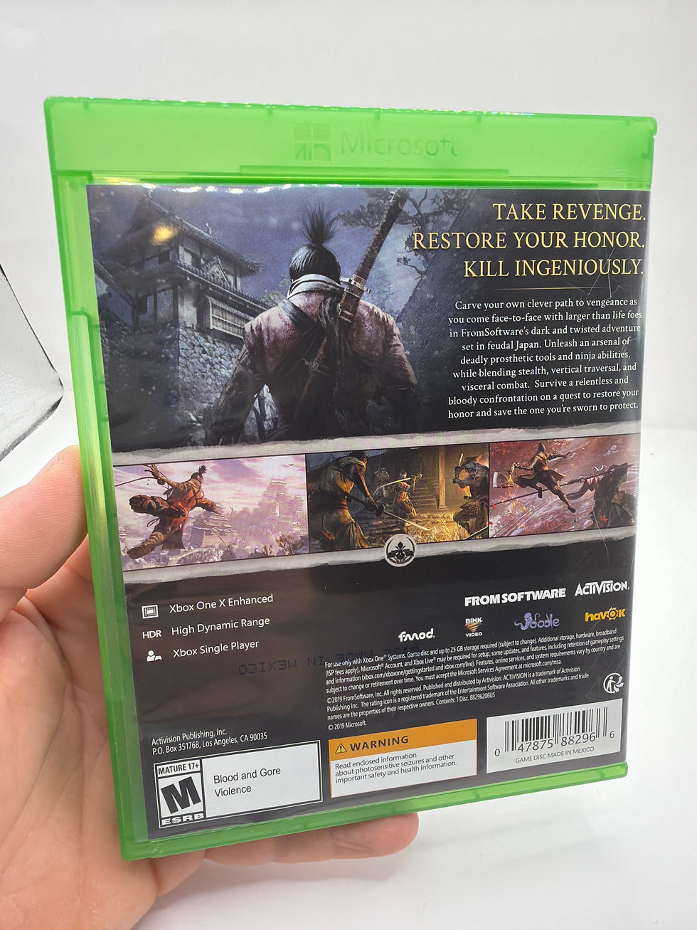 Thumbnail: Sekiro shadows die twice (Xbox One)