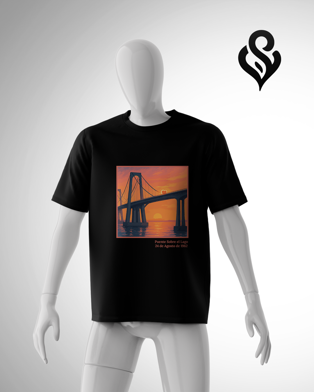 Puente Sobre El Lago (Atardecer)