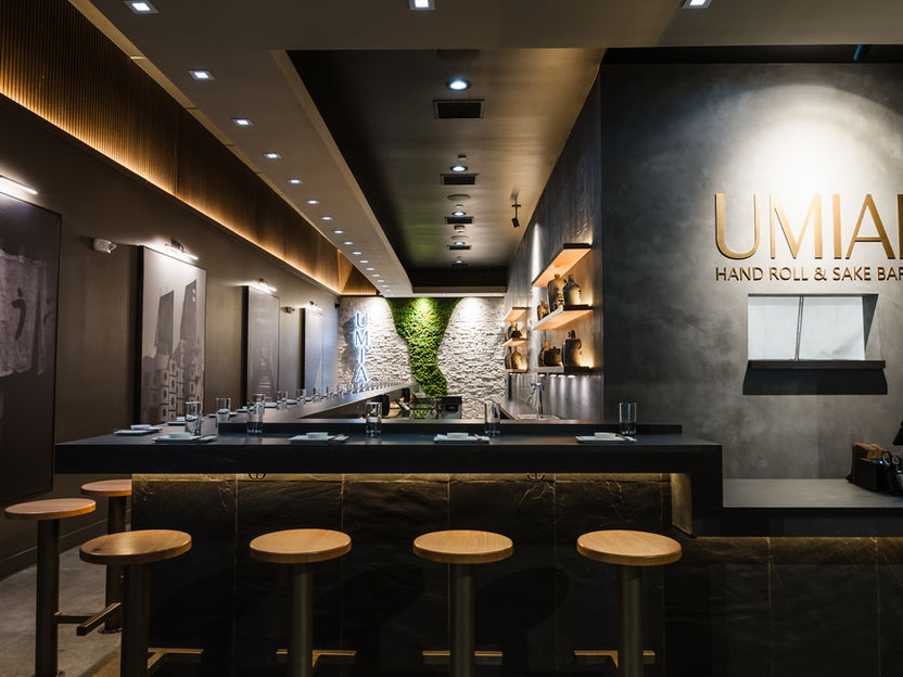 Sushi restaurant interior design