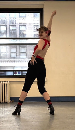 Julia Melloni dancing