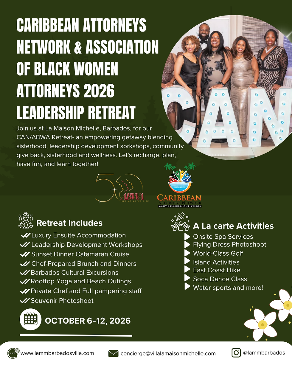 CAN & ABWA 2026 Barbados Retreat