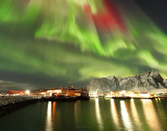 Egor Goryachev - Aurora Fills the Sky during the Storm, February 2025, Norway