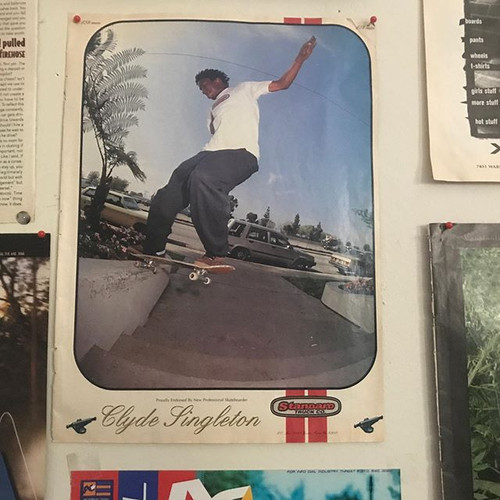 CLYDE SINGLETON SKATEBOARD ARMY PRO MODEL DECK SKATEBOARD ARMY