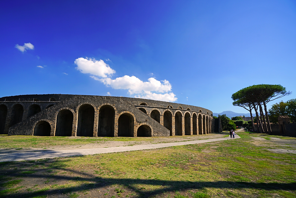 Ruins of Pompeii's amphitheater