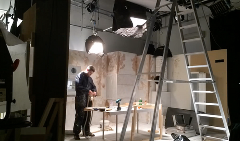 Set Building at Mowlem Studios