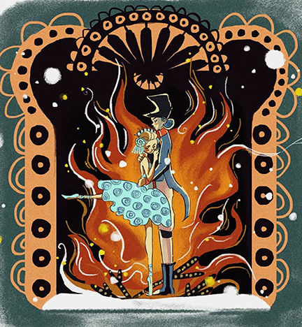 Soldier and ballerina