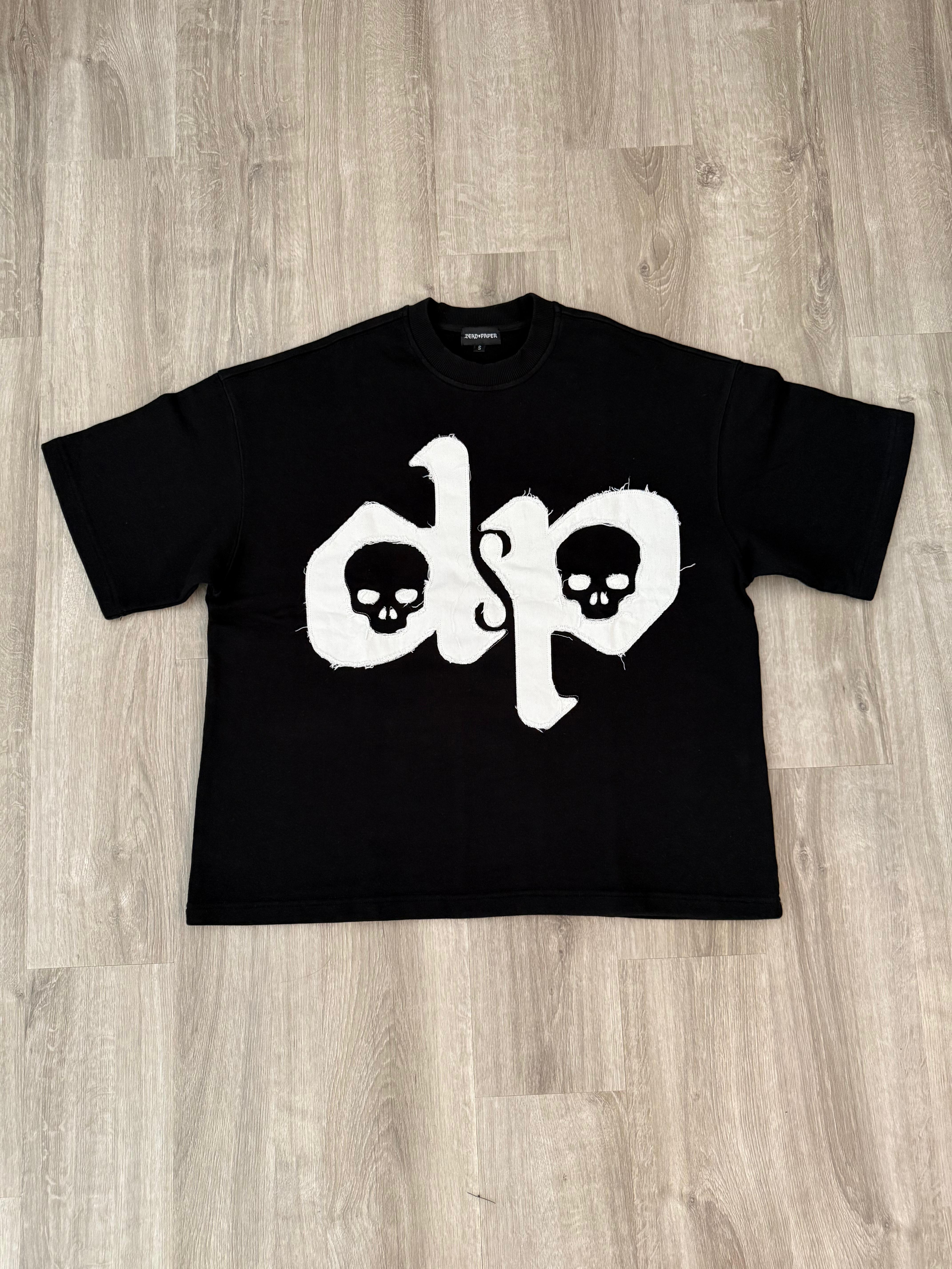 Black Distressed DP Shirt