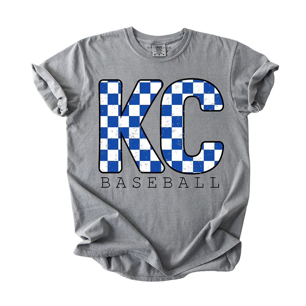 Thumbnail: COMFORT COLOR TEE | KC CHECKERED BASEBALL