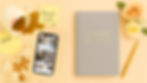 A flat lay image showing the overwhelm of wedding planning on the left with a spilled coff