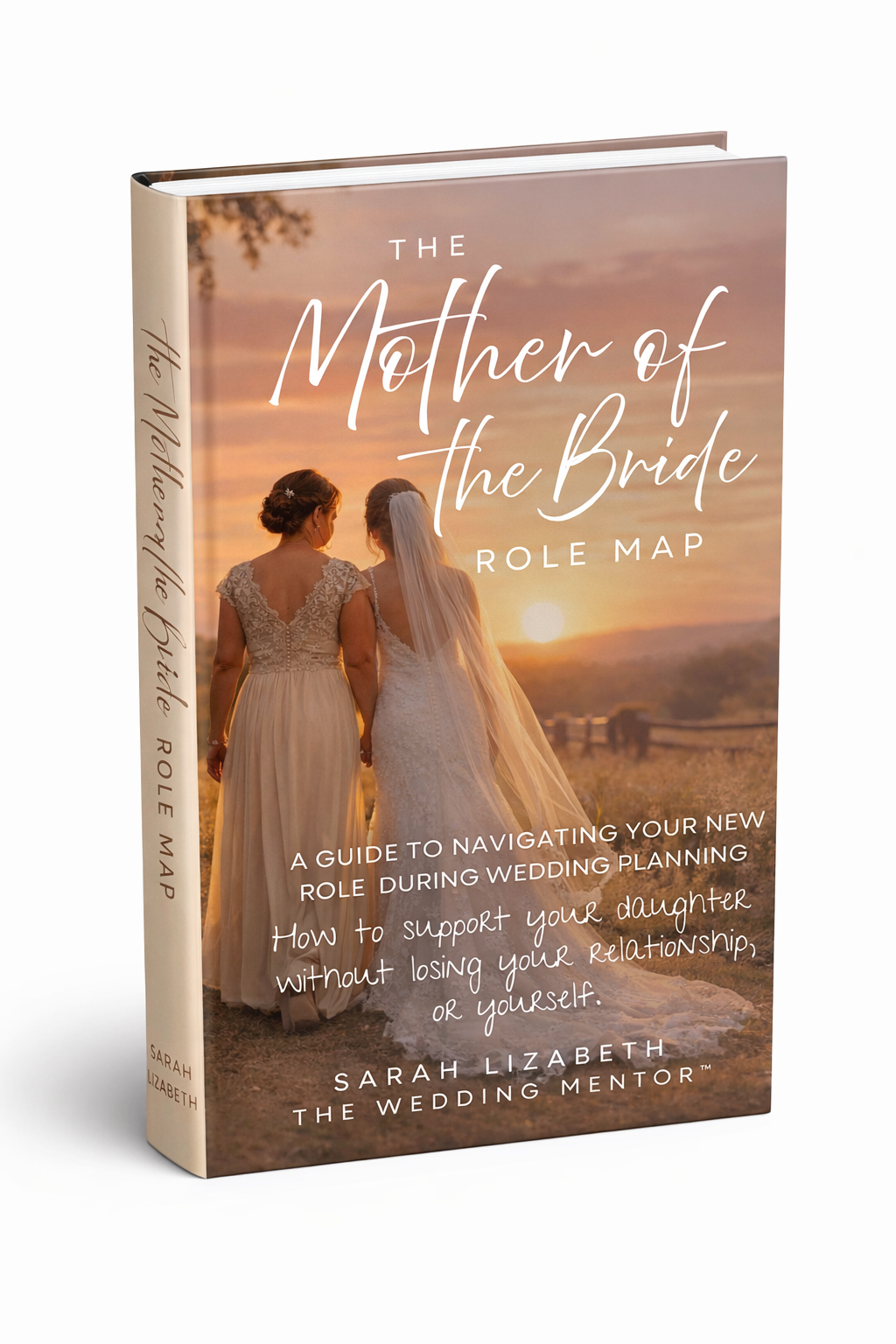 Ebook titled The Mother of the Bride Role Map by Sarah Lizabeth, a printable guide for mot
