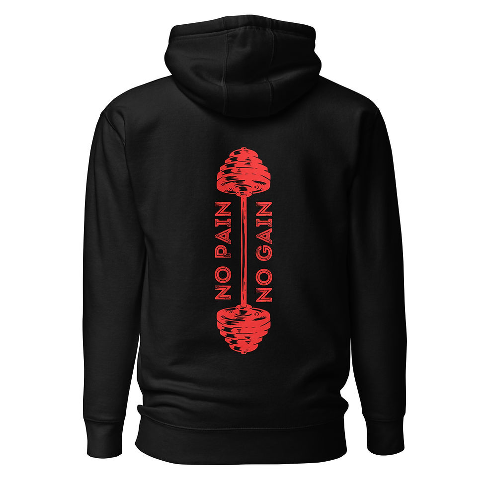 Thumbnail: FlexFits No pain No gain Hoodie