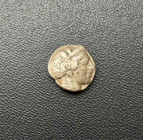 Thumbnail: Oude Griekse zilveren Athene-uil tetradrachme munt