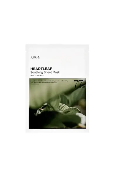 Миниатюра: Anua Heartleaf 77% Soothing Sheet Mask 25 ml