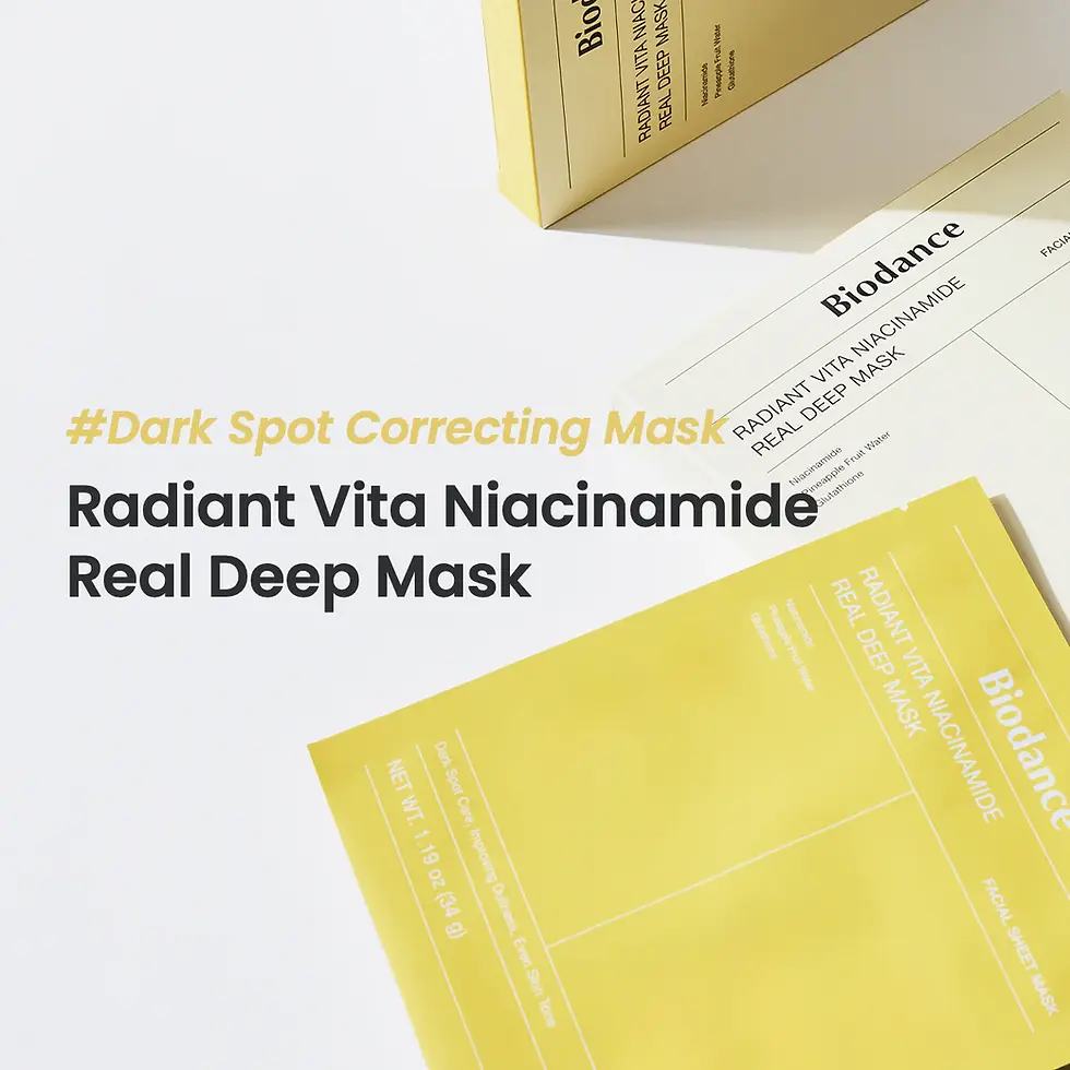 Миниатюра: Biodance Radiant Vita Niacinamide Real Deep Mask 34g