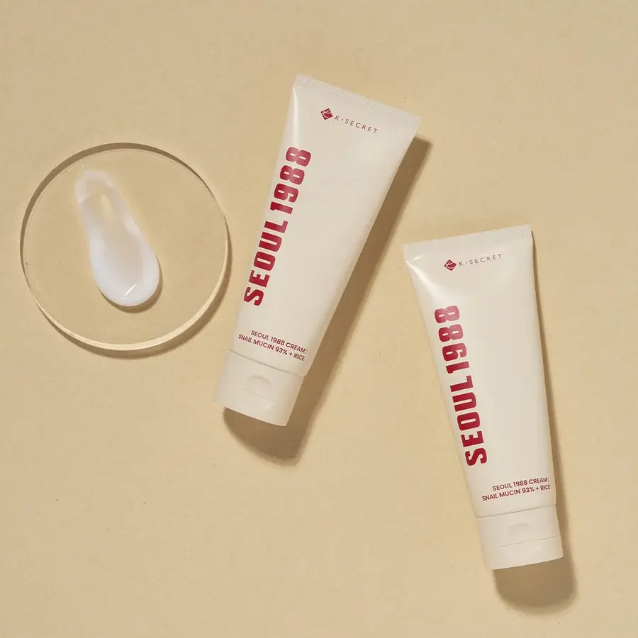 Миниатюра: K‑SECRET Seoul 1988 Cream: Snail Mucin 93% + Rice, 100ml