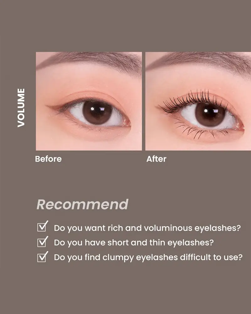 Thumbnail: Heimish Dailism Smudge Stop Mascara Volume 9g