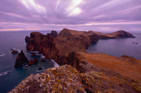 Madeira sunrise at Ponta de São Lourenço