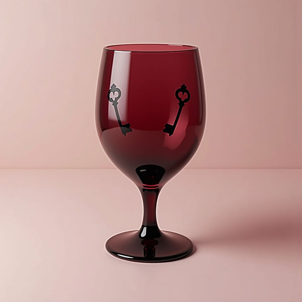 Crimson Noir Glass