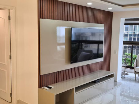 Sala de estar sob medida com elegância, precisão e identidade