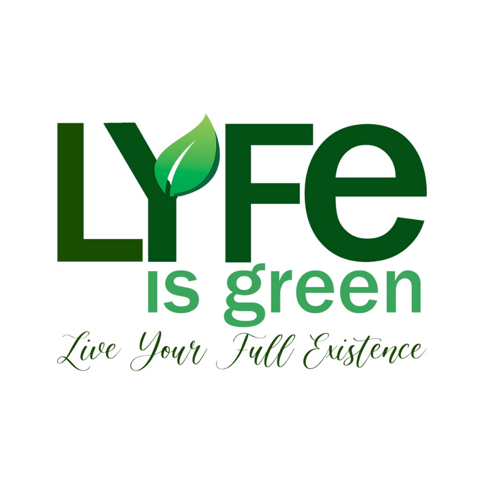 Lyfe is green  Logo