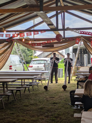 Cors des alpes, premier août, fête nationale
