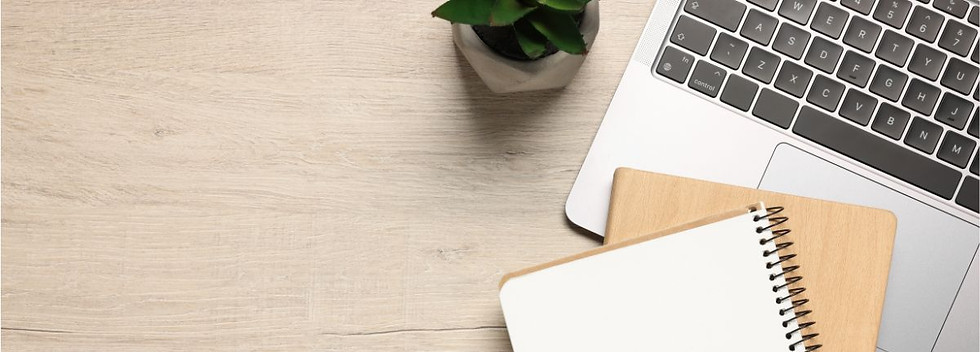 Desktop with a clipboard