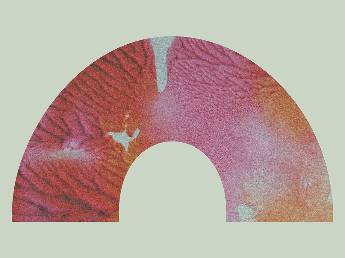 painted rainbow  |  topography sunset