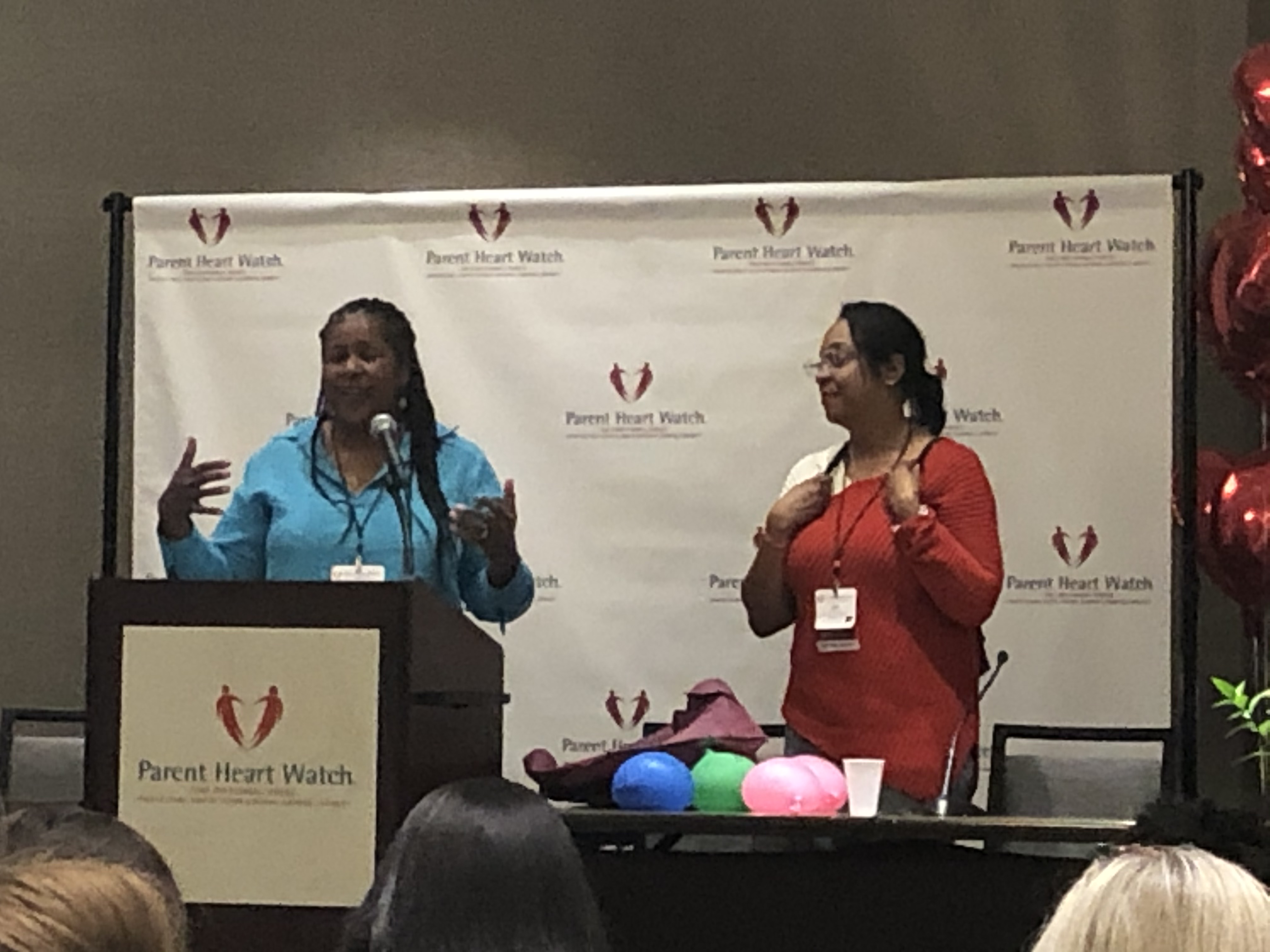 Susan Carr and Jewel Upshaw
