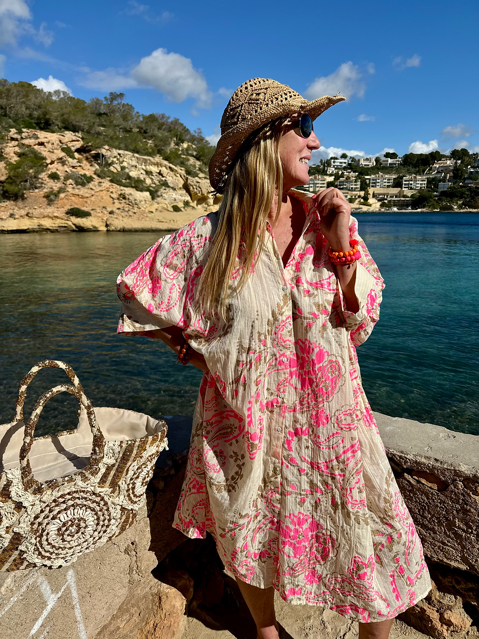 Miniaturbild: Ibiza Oversize Hemdkleid (bis Gr. 54)