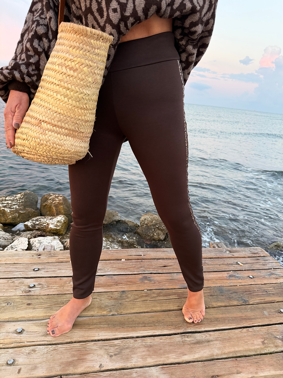 Miniaturbild: Buttery Soft Leggings „Leo Stripes“