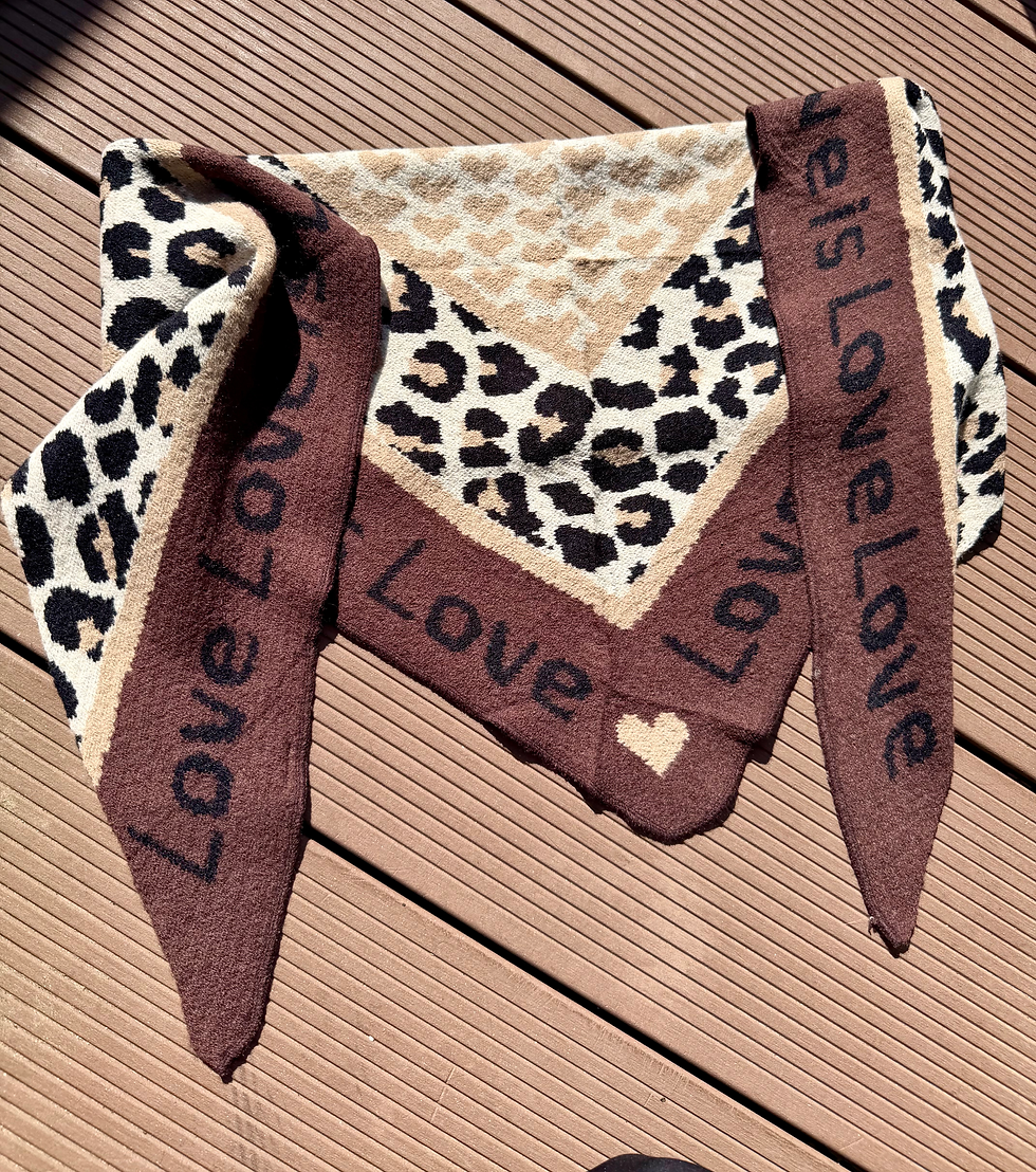 Miniaturbild: 3-Eck Leo Schal „Love is Love“