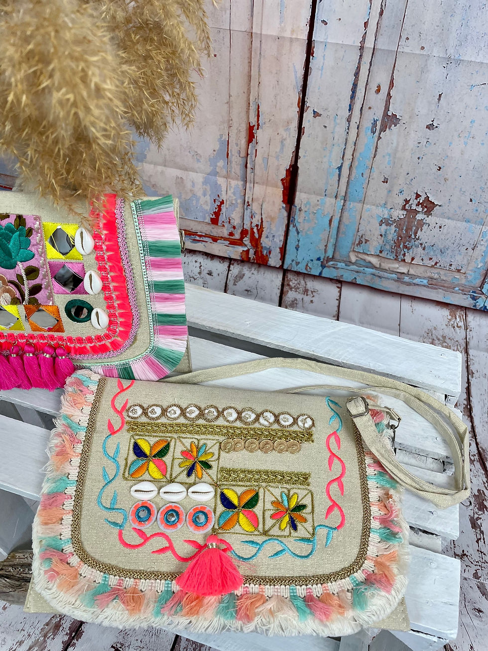 Miniaturbild: Traumhafte hochwertige Ibiza Clutch 