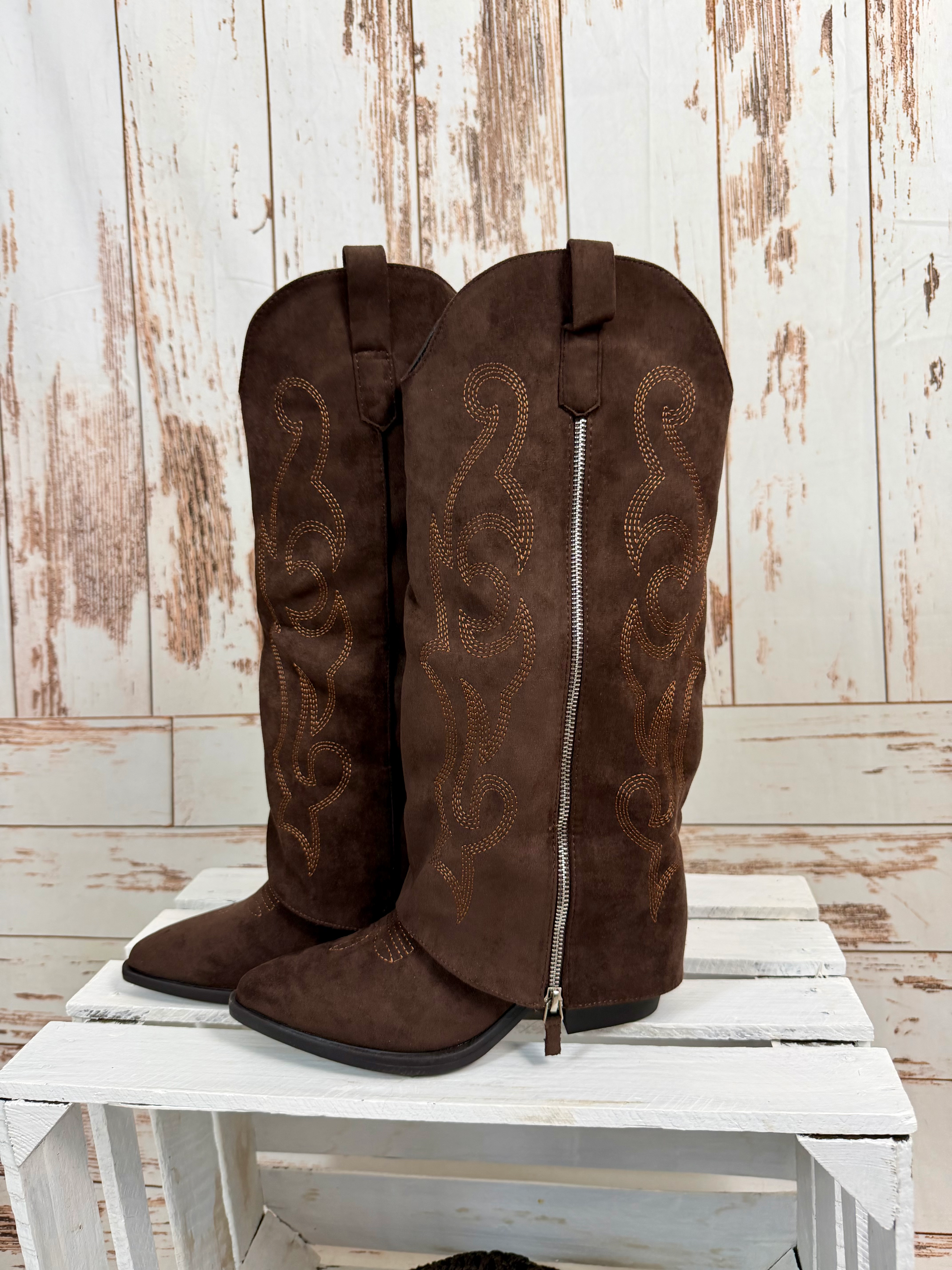 Cowgirl Boots „fold over cuff“