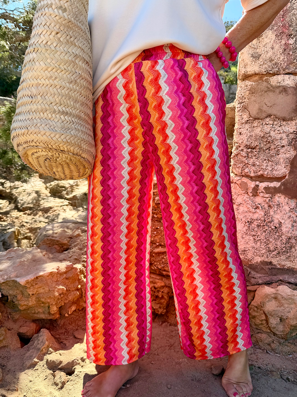 Miniaturbild: Wide Leg Sommer Hose „La Dolce Vita“