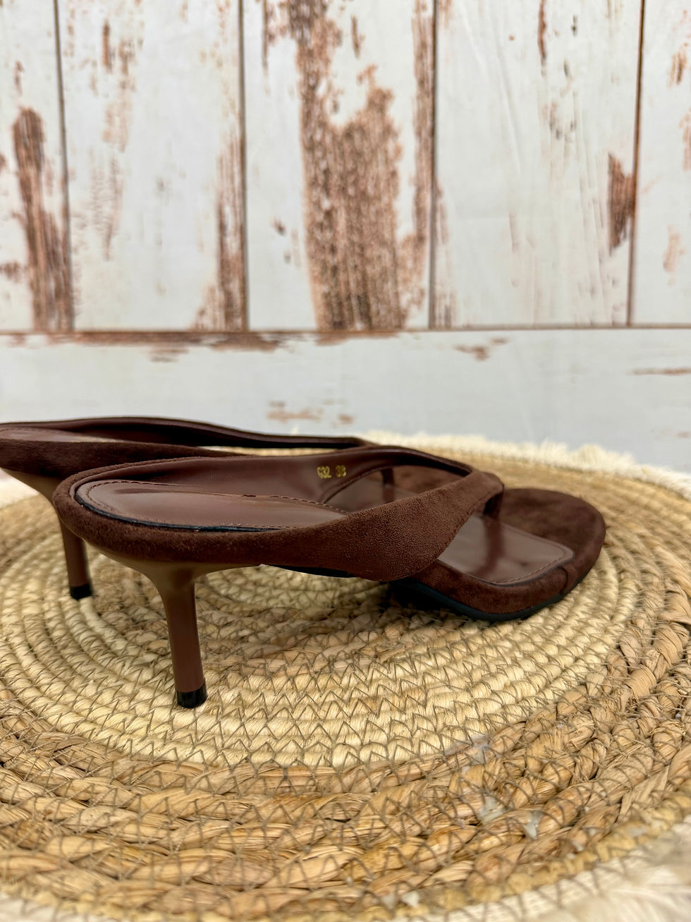 Miniaturbild: Mule Heels / Stilettos in Velours Optik 