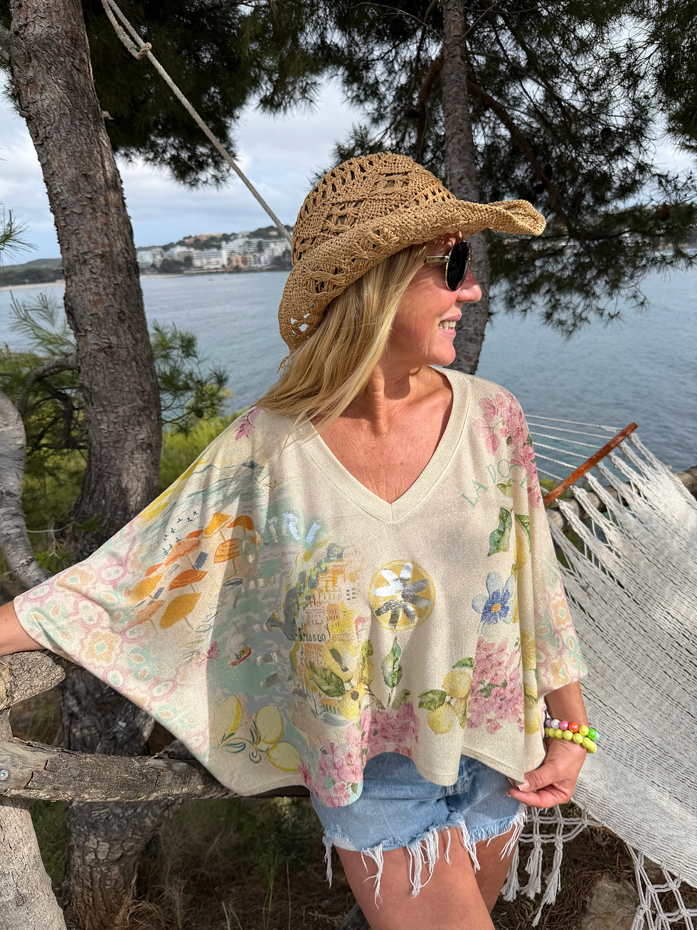Miniaturbild: Ultra Oversize Sommer Shirt „Dolce Vita“