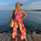 Miniaturbild: Wide Leg Sommer Hose „Flowers“