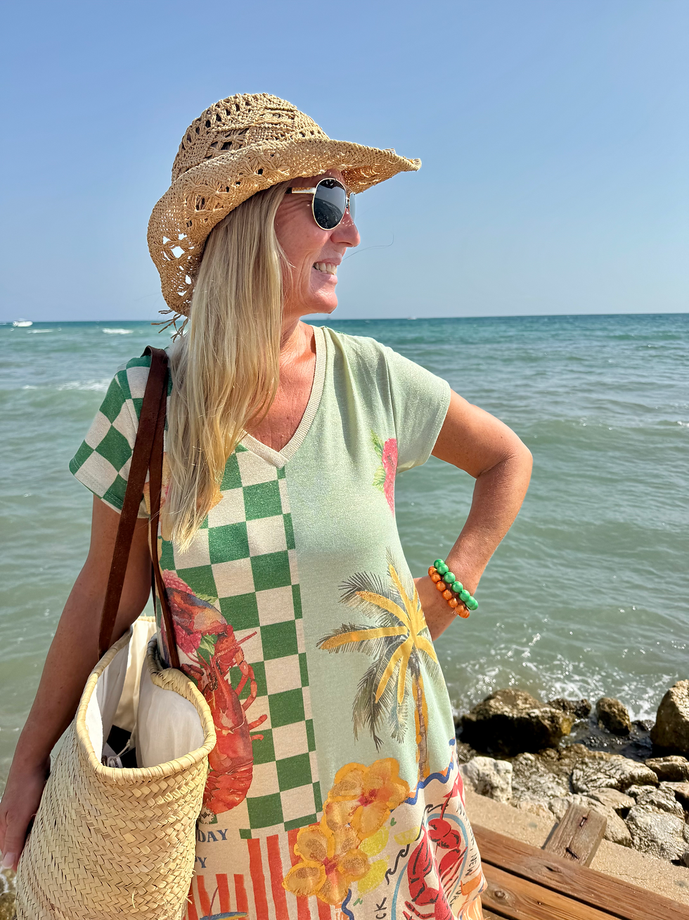 Miniaturbild: Sommer Maxi Kleid „Lobster Love“