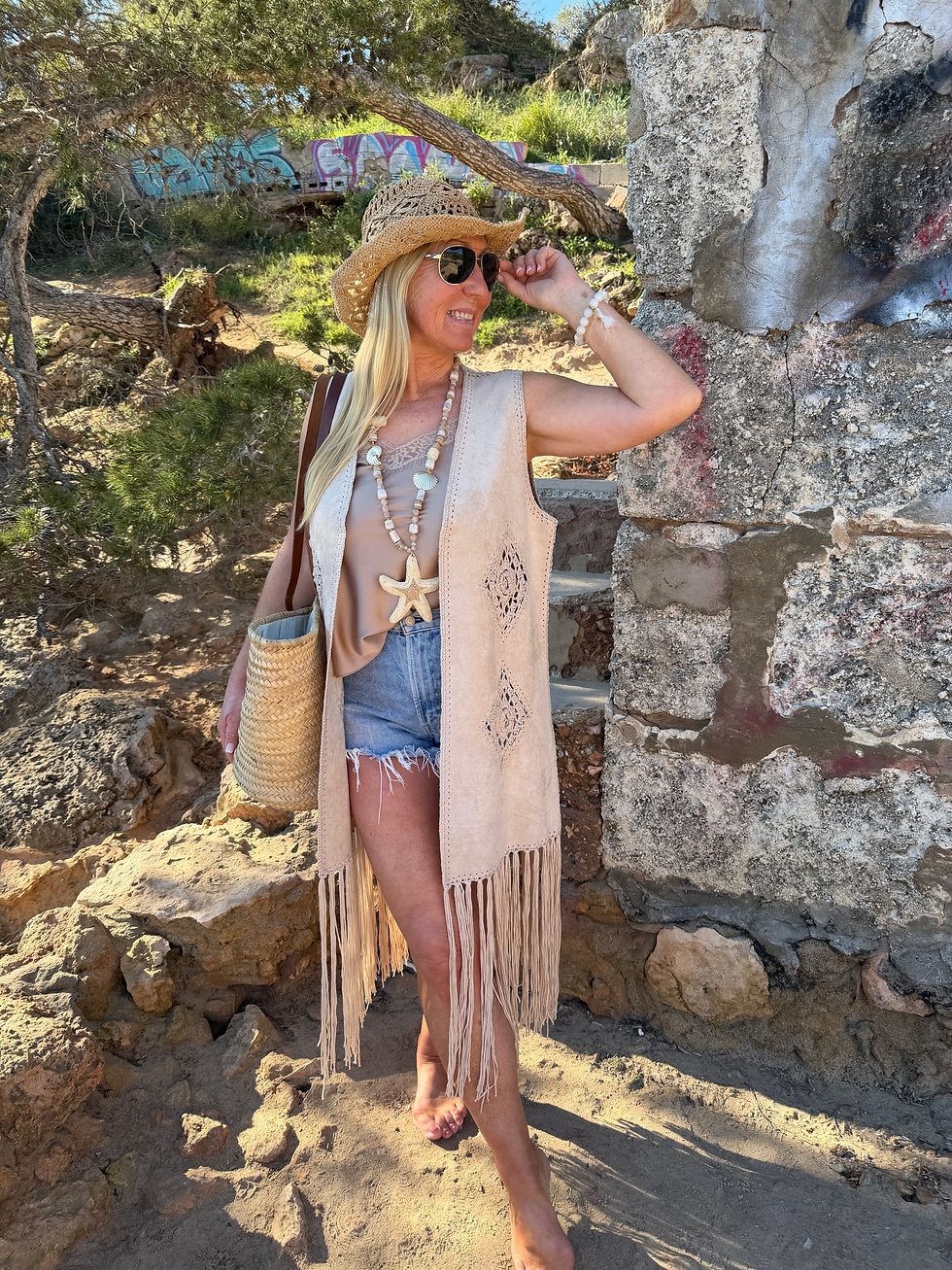 Miniaturbild: Ibiza Fransen Weste „Boho“