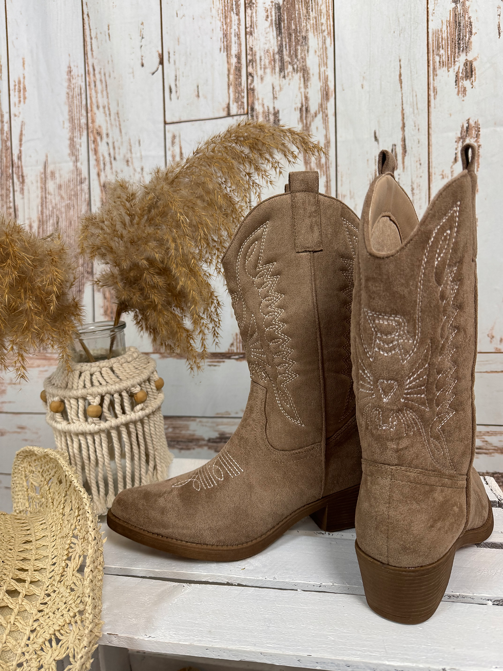 Miniaturbild: Cowgirl Western Boots „beige“ (bis Gr. 42)
