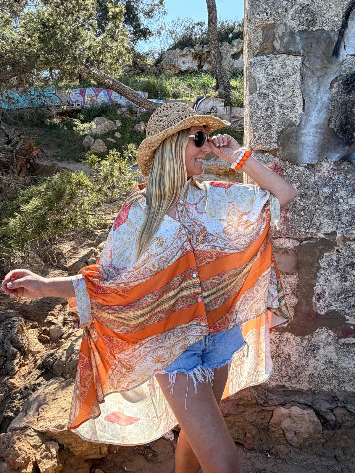 Ultra Oversize Bluse „Boho“