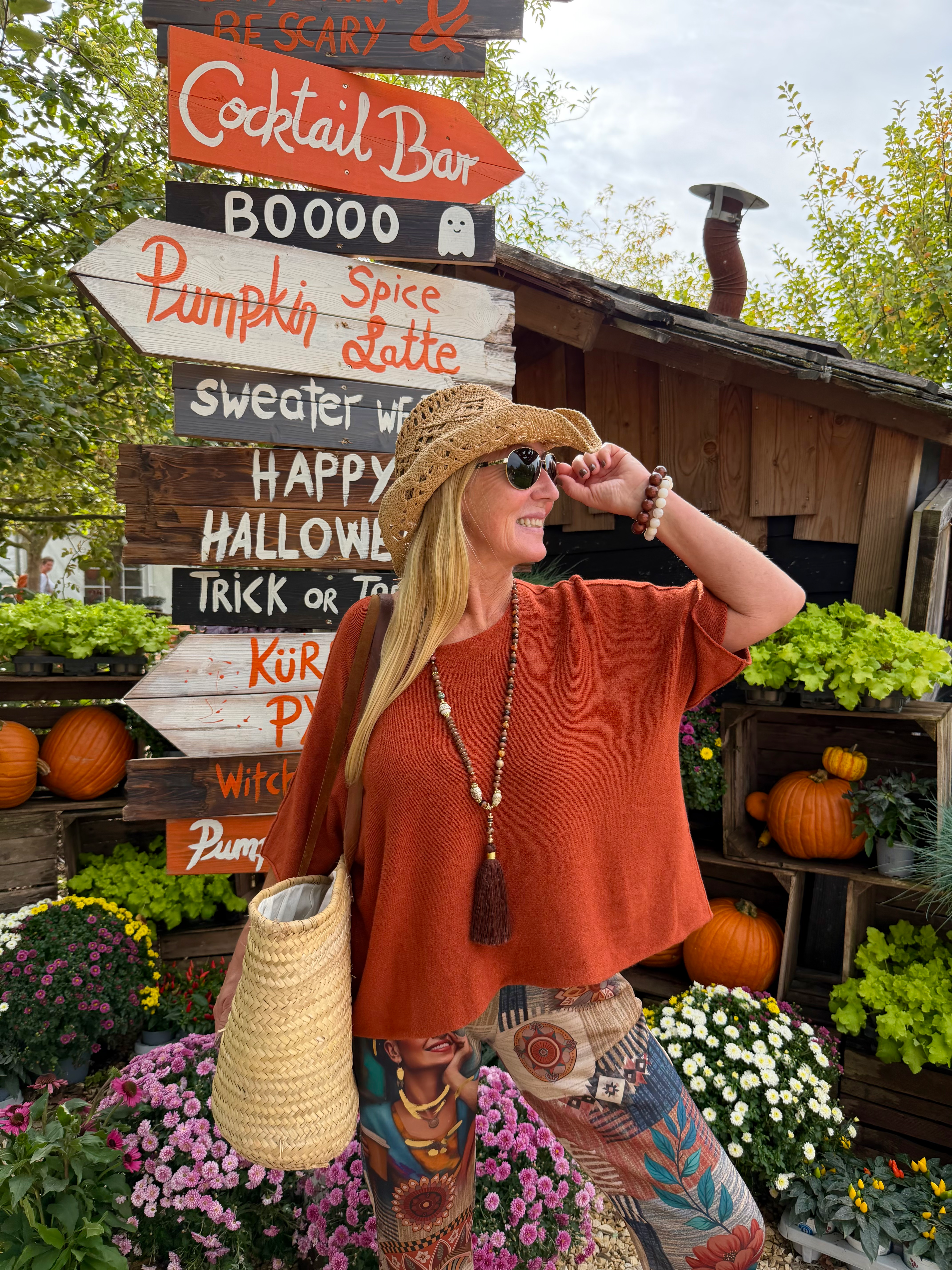 Herbst Strick Pullover „Pumpkin“