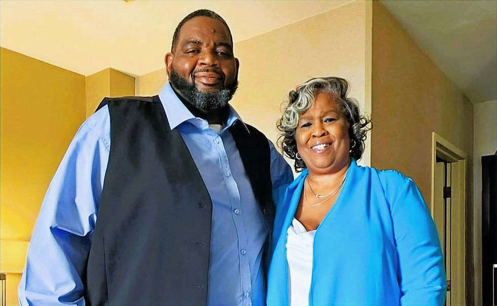 Musett and her husband.