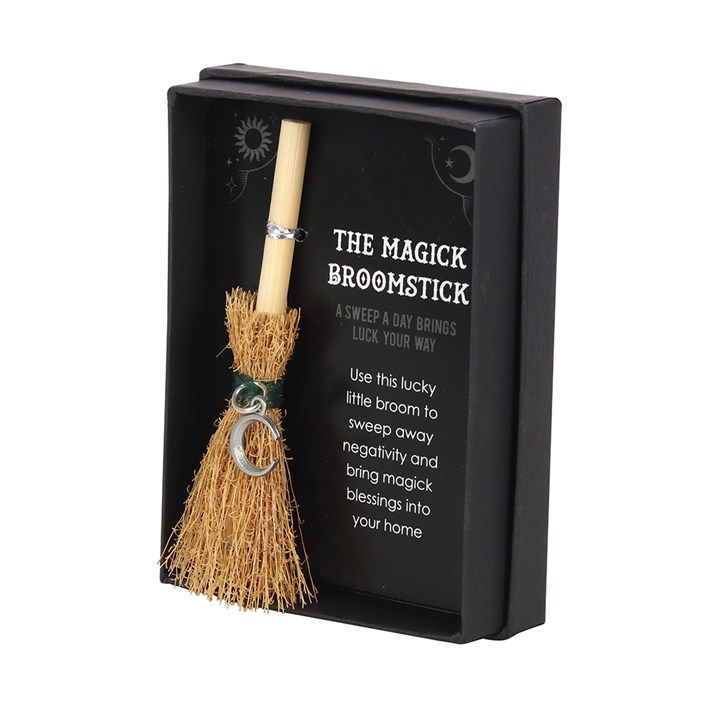 Thumbnail: Crescent Moon Mini Magick Broomstick