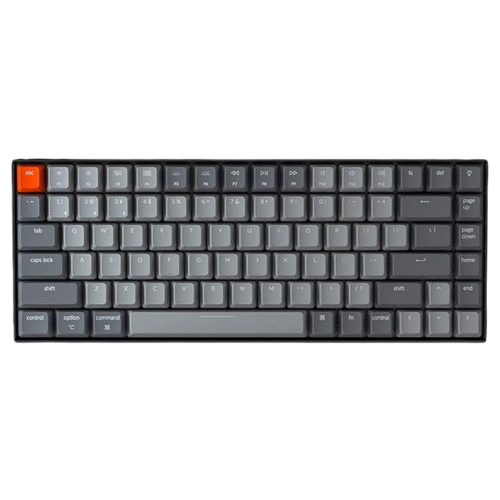 Keychron K2 v2 wireless mechanical keyboard on Quinton Heck's desk