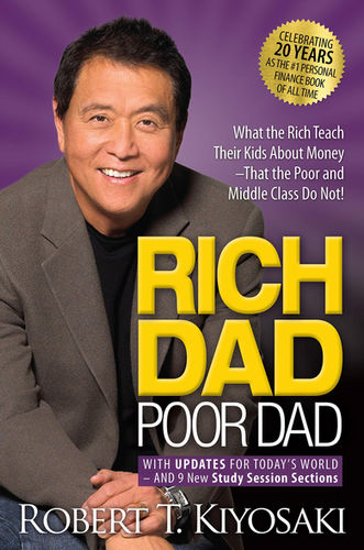 Rich Dad Poor Dad by Robert Kiyosaki — the book that started Quinton Heck's entrepreneurial journey
