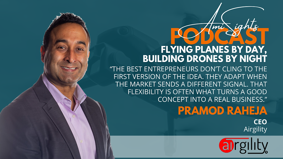 AmiSight 6/30: Flying Planes by Day, Building Drones by Night