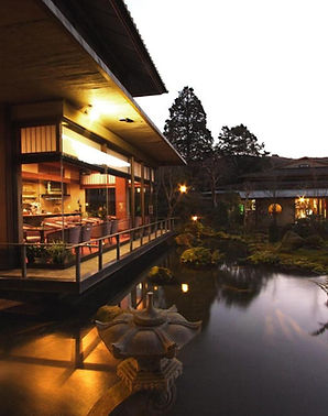 Hot spring in Hakone, Japan