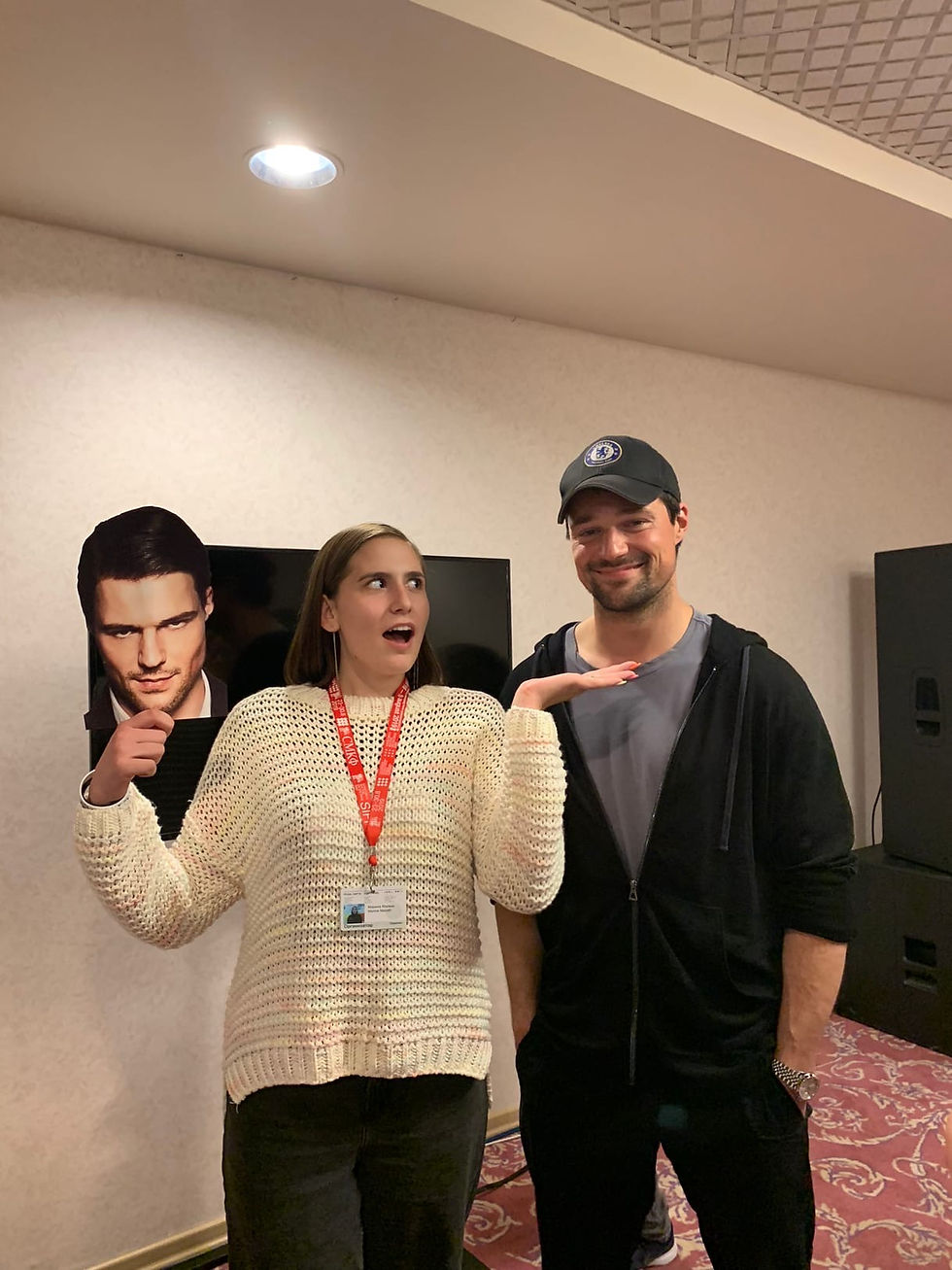 Марина Малыш с актёром Данилой Козловским